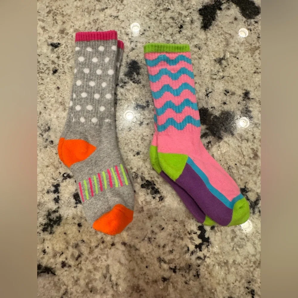 Lacrosse socks - cute colorful sock lot of 2
